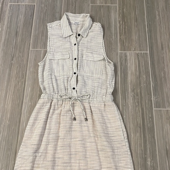 Splendid sleeveless stripe shirt dress, size Small - Picture 2 of 7